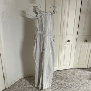 Anthropologie Cream Jumpsuit